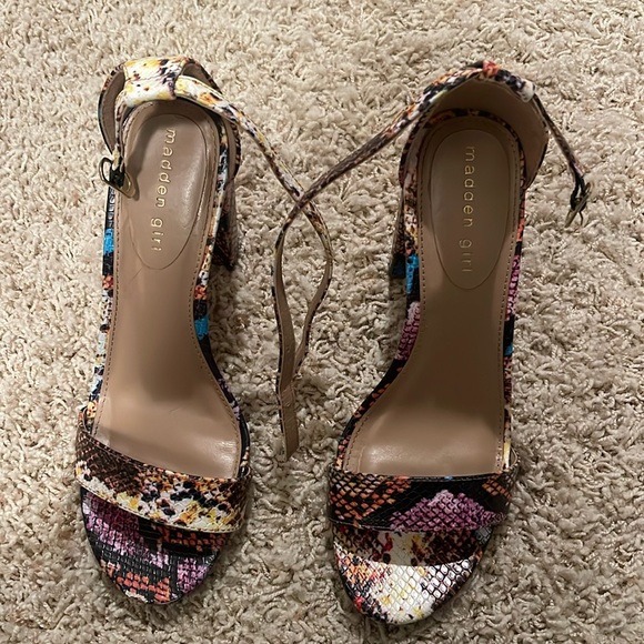 Madden Girl Shoes - Madden Girl - Snake Skin Colorful Heels